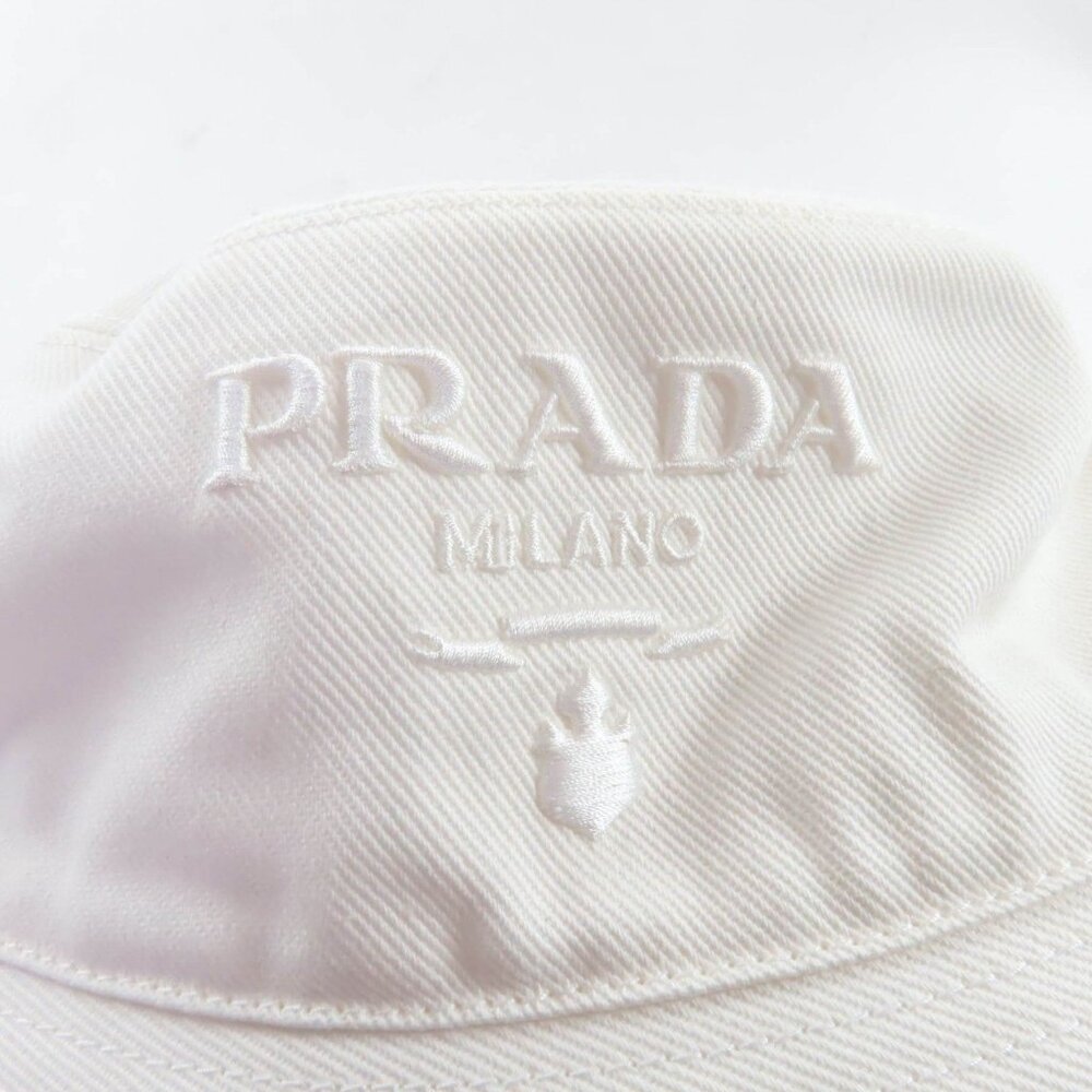 Prada 1 Hc137 100% Cotton Logo - Picture 5 of 9